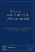 Cover: Privatrecht, Wirtschaftsrecht, Verfassungsrecht - Nomos