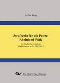 Enlarge image Cover: Strafrecht für die Polizei Rheinland-Pfalz - Cuvillier Verlag