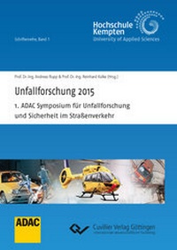 Enlarge image Cover: Unfallforschung 2015 - Cuvillier Verlag