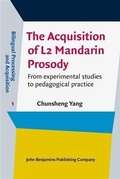 Cover: The Acquisition of L2 Mandarin Prosody - John Benjamins Publishing Company