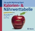 Cover: Die gro&szlig;e Wahrburg/Egert Kalorien- & N&auml;hrwerttabelle - Trias