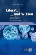Cover: Literatur und Wissen - Universit&auml;tsverlag Winter