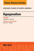 Cover: Hypogonadism, An Issue of Urologic Clinics of North America - Elsevier