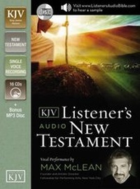 Enlarge image Cover: KJV, Listener's Audio New Testament, Audio CD - Thomas Nelson Publishers