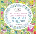 Cover: National Trust: The Colouring Book of Cards and Envelopes - Flowers and Butterflies - Nosy Crow Ltd