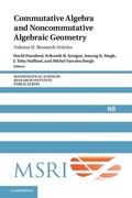 Cover: Commutative Algebra and Noncommutative Algebraic Geometry: Volume 2, Research Articles - Cambridge University Press