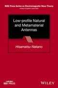 Cover: Low-profile Natural and Metamaterial Antennas - Wiley-IEEE Press