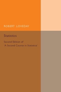 Enlarge image Cover: Statistics: Volume 2 - Cambridge University Press