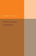 Cover: A First Course in Statistics, Part 1 - Cambridge University Press