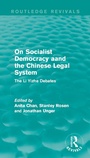 Cover: On Socialist Democracy and the Chinese Legal System - Routledge