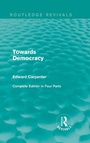 Cover: Towards Democracy - Routledge