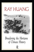 Cover: Broadening the Horizons of Chinese History - Routledge