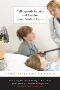 Abbildung von: Talking with Patients and Families about Medical Error - Johns Hopkins University Press