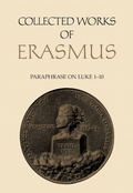 Cover: Collected Works of Erasmus - University of Toronto Press