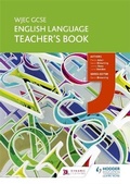 Cover: WJEC GCSE English Language Teacher's Book - Hodder Education