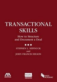 Enlarge image Cover: Transactional Skills - American Bar Association