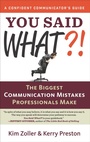 Cover: You Said What?! - RWW Career Press