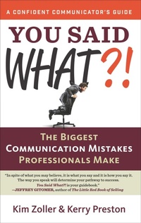Enlarge image Cover: You Said What?! - RWW Career Press