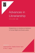 Cover: Perspectives on Libraries as Institutions of Human Rights and Social Justice - Emerald Group Publishing Limited