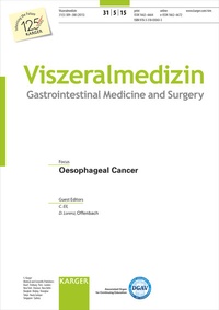 Enlarge image Cover: Oesophageal Cancer - S. Karger