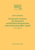 Cover: Strukturelle Analysen des Deutschen und Khalkha-Mongolischen unter kontrastierendem Aspekt - Harrassowitz Verlag