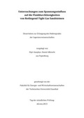 Cover: Untersuchungen zum Spannungseinfluss auf die Fluiddurchl&auml;ssigkeiten von Rotliegenden Tight Gas Sandsteinen - Papierflieger