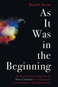 Enlarge image Cover: As It Was in the Beginning - Wipf & Stock Publishers