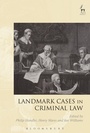 Cover: Landmark Cases in Criminal Law - Hart Publishing