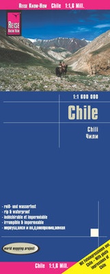 Abbildung von: Reise Know-How Landkarte Chile (1:1.600.000) - Reise Know-How Verlag Peter Rump GmbH