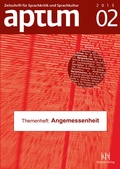 Cover: Aptum, Zeitschrift f&uuml;r Sprachkritik und Sprachkultur 11. Jahrgang, 2015, Heft 2 - Buske, H