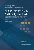 Cover: Classification & Authority Control - Ergon