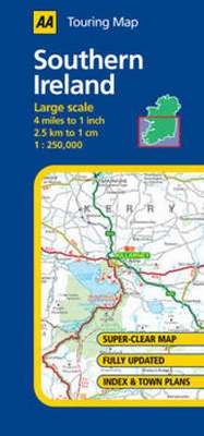 Abbildung von: Touring Map Southern Ireland - Automobile Association