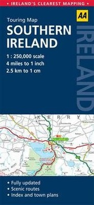 Abbildung von: AA Touring Map Southern Ireland - Automobile Association