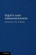 Cover: Equity and Administration - Cambridge University Press