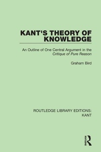 Enlarge image Cover: Kant's Theory of Knowledge - Routledge