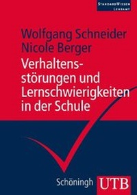 Abbildung von: Verhaltensstörungen und Lernschwierigkeiten in der Schule - UTB