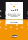 Cover: Basel III - Bachelor + Master Publishing