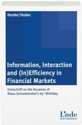 Cover: Information, Interaction and (In)Efficiency in Financial Markets - Linde