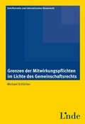 Cover: Grenzen der Mitwirkungspflichten im Lichte des Gemeinschaftsrechts - Linde
