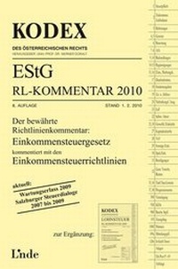 Abbildung von: KODEX EStG Richtlinien-Kommentar 2010 - Linde