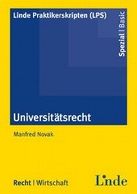 Abbildung von: Universitätsrecht - Linde