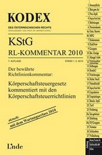Abbildung von: KStG Richtlinien-Kommentar 2010 - Linde