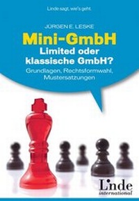 Abbildung von: Mini-GmbH, Limited oder klassische GmbH? - Linde