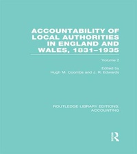 Abbildung von: Accountability of Local Authorities in England and Wales, 1831-1935 Volume 2 (RLE Accounting) - Routledge