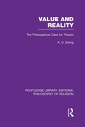 Cover: Value and Reality - Routledge