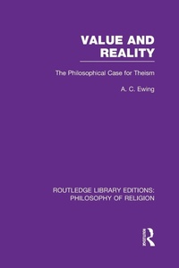 Enlarge image Cover: Value and Reality - Routledge