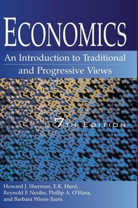 Enlarge image Cover: Economics: An Introduction to Traditional and Progressive Views - Routledge