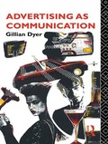 Cover: Advertising as Communication - Routledge