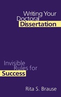 Cover: Writing Your Doctoral Dissertation - Routledge