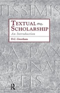 Cover: Textual Scholarship - Routledge